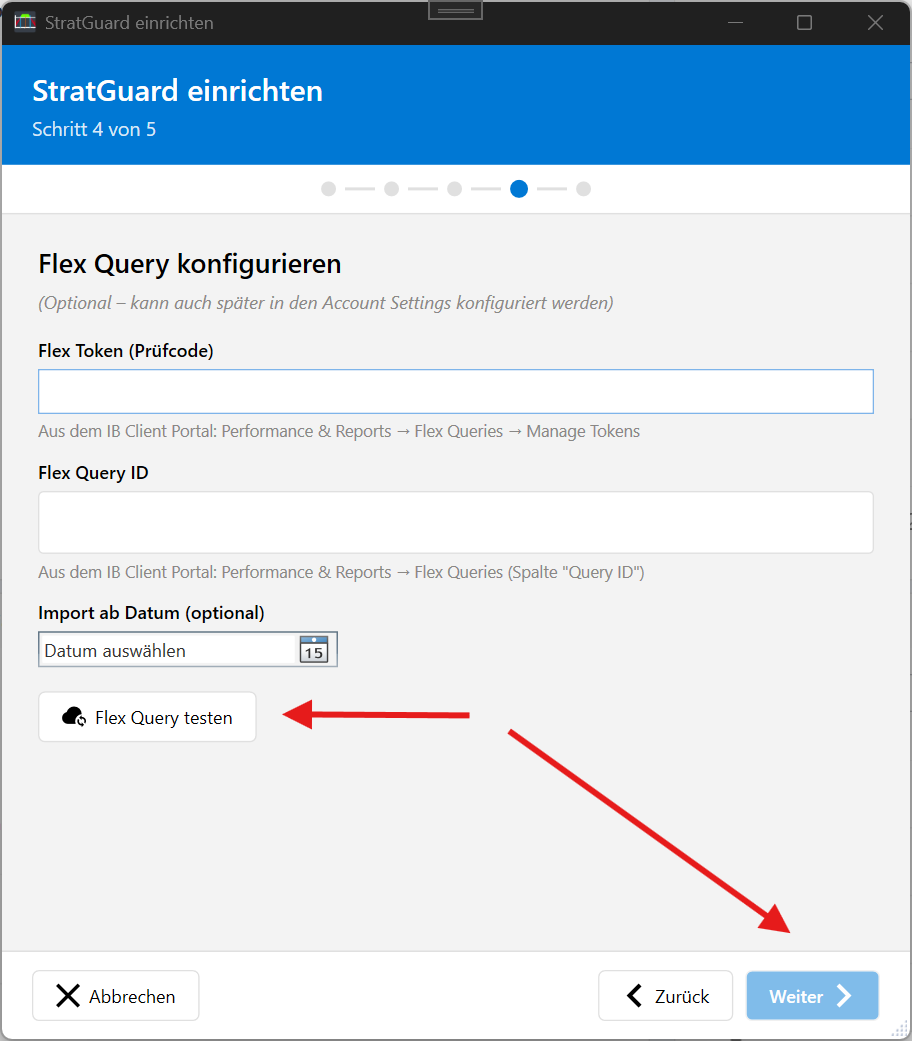 Wizard – Verbindung erfolgreich
